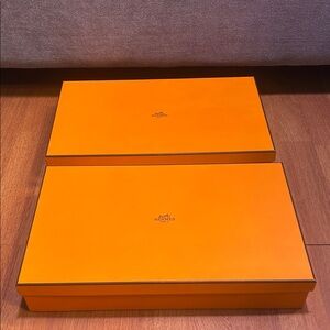 Hermès Orange empty Gift Boxes